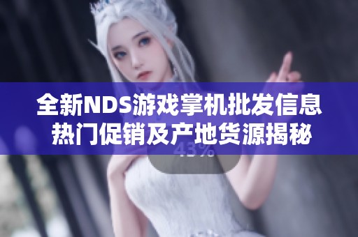 全新NDS游戏掌机批发信息 热门促销及产地货源揭秘