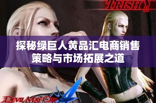 探秘绿巨人黄品汇电商销售策略与市场拓展之道