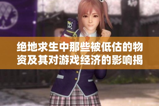 绝地求生中那些被低估的物资及其对游戏经济的影响揭秘