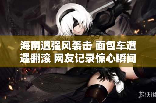 海南遭强风袭击 面包车遭遇翻滚 网友记录惊心瞬间