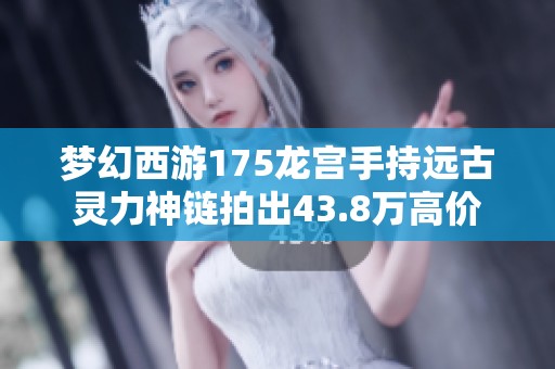 梦幻西游175龙宫手持远古灵力神链拍出43.8万高价