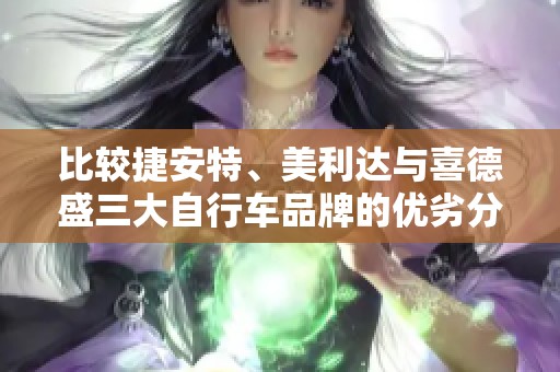 比较捷安特、美利达与喜德盛三大自行车品牌的优劣分析
