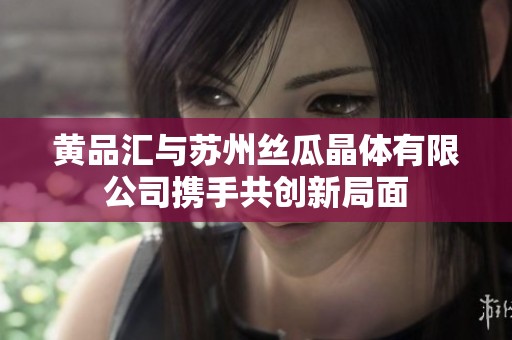 黄品汇与苏州丝瓜晶体有限公司携手共创新局面