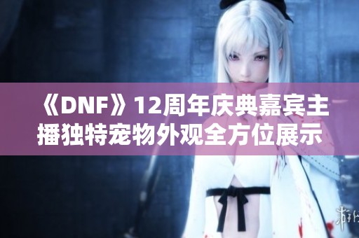 《DNF》12周年庆典嘉宾主播独特宠物外观全方位展示