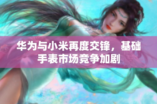 华为与小米再度交锋，基础手表市场竞争加剧