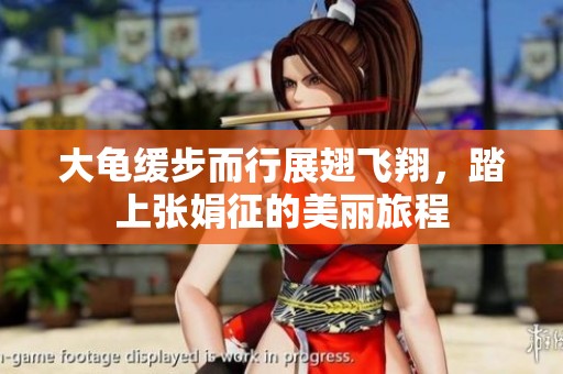 大龟缓步而行展翅飞翔，踏上张娟征的美丽旅程