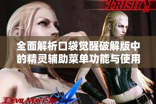 全面解析口袋觉醒破解版中的精灵辅助菜单功能与使用技巧