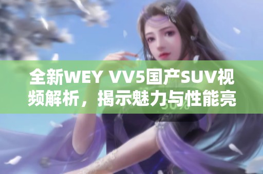 全新WEY VV5国产SUV视频解析，揭示魅力与性能亮点