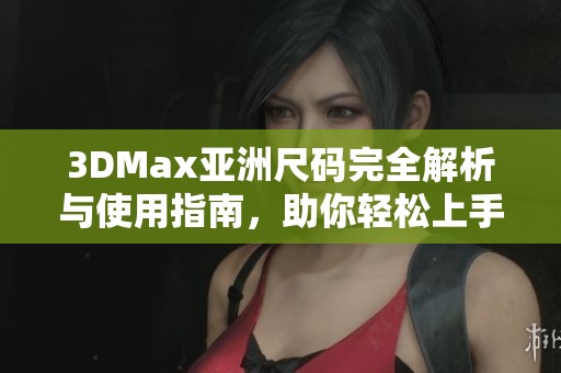 3DMax亚洲尺码完全解析与使用指南，助你轻松上手