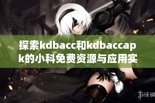 探索kdbacc和kdbaccapk的小科免费资源与应用实例