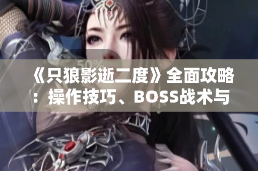 《只狼影逝二度》全面攻略：操作技巧、BOSS战术与技能解析