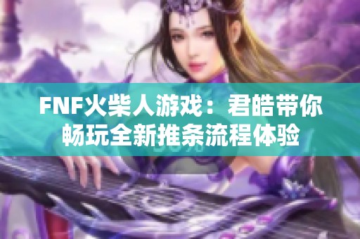 FNF火柴人游戏：君皓带你畅玩全新推条流程体验