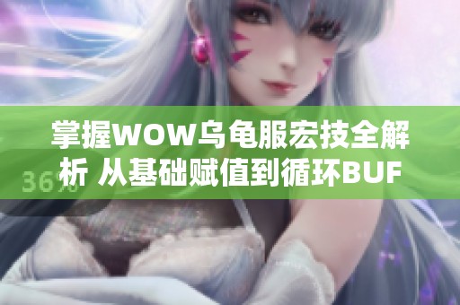 掌握WOW乌龟服宏技全解析 从基础赋值到循环BUFF应用