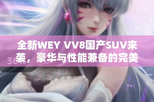 全新WEY VV8国产SUV来袭，豪华与性能兼备的完美之选