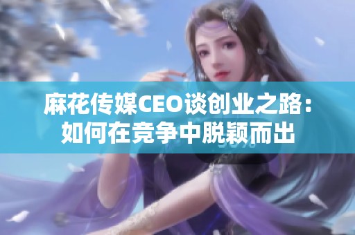 麻花传媒CEO谈创业之路：如何在竞争中脱颖而出