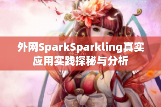 外网SparkSparkling真实应用实践探秘与分析