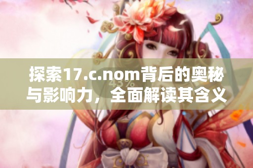 探索17.c.nom背后的奥秘与影响力，全面解读其含义