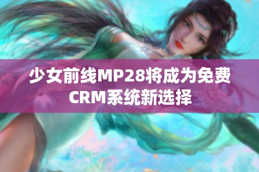 少女前线MP28将成为免费CRM系统新选择