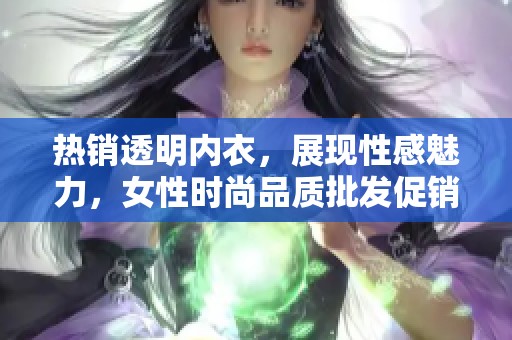 热销透明内衣，展现性感魅力，女性时尚品质批发促销