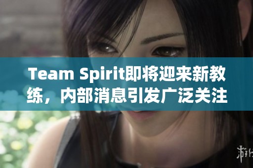 Team Spirit即将迎来新教练，内部消息引发广泛关注